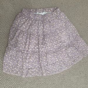 Purpler Flowered Skirt Romwe Size Small